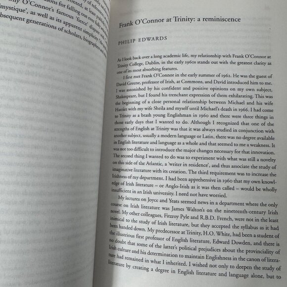 Frank O'Connor Critical Essays 2007 Edited by Hilary Lennon HC Four Courts Press - Picture 9 of 16